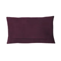 Kussen ruit aubergine 57x35cm